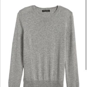 Banana Republic super soft cashmere gray sweater